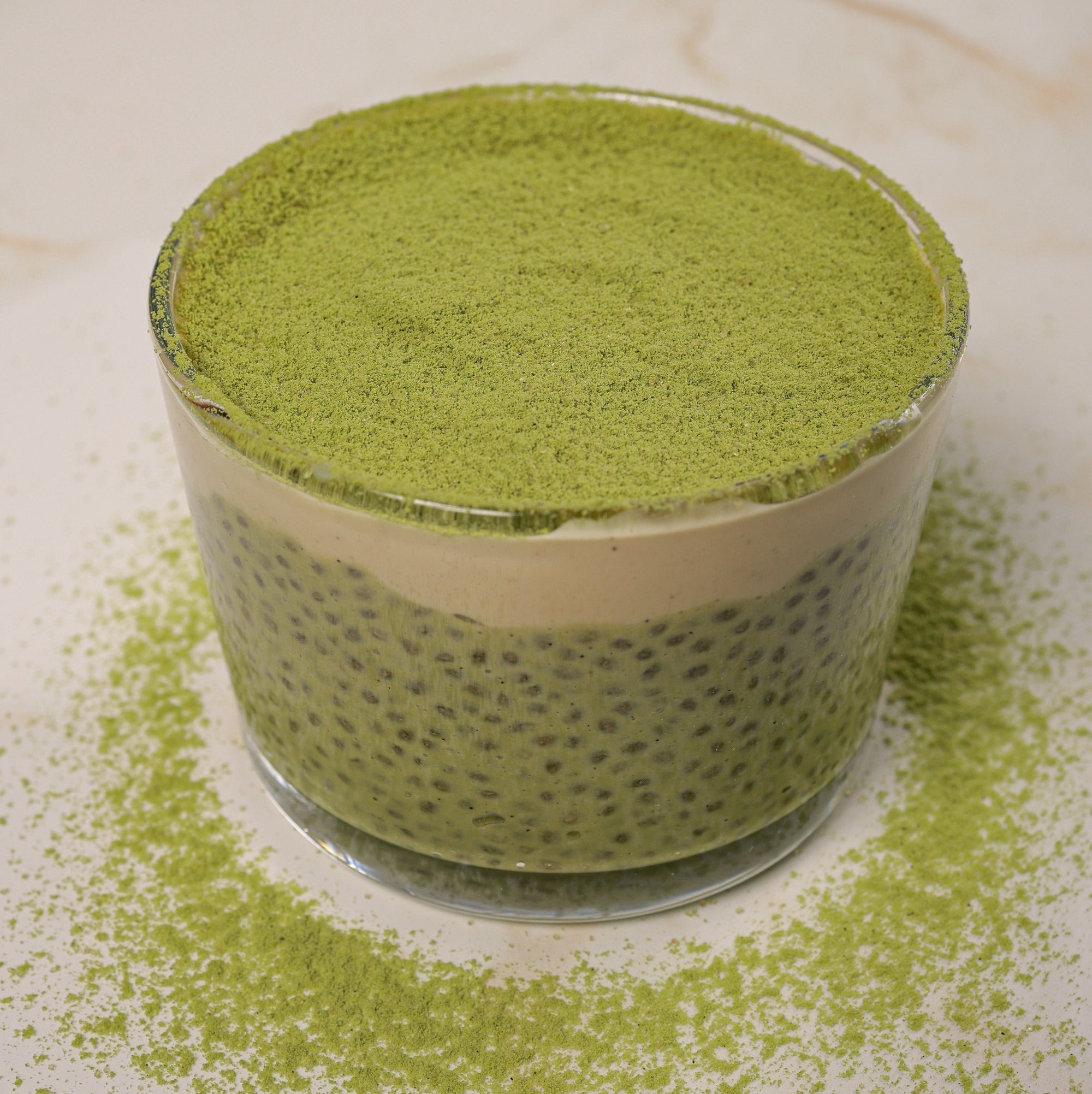 Vanilla Matcha Chia Pudding
