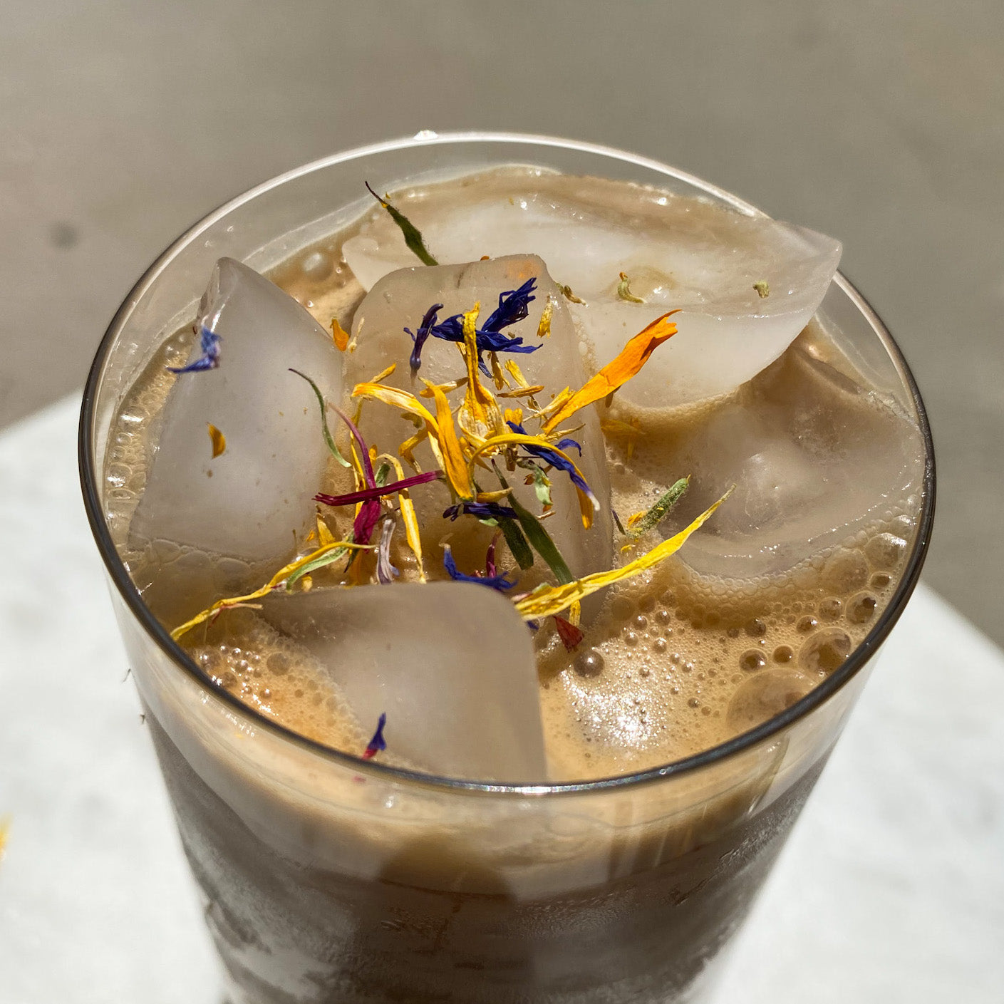 Iced Flower Power Latte