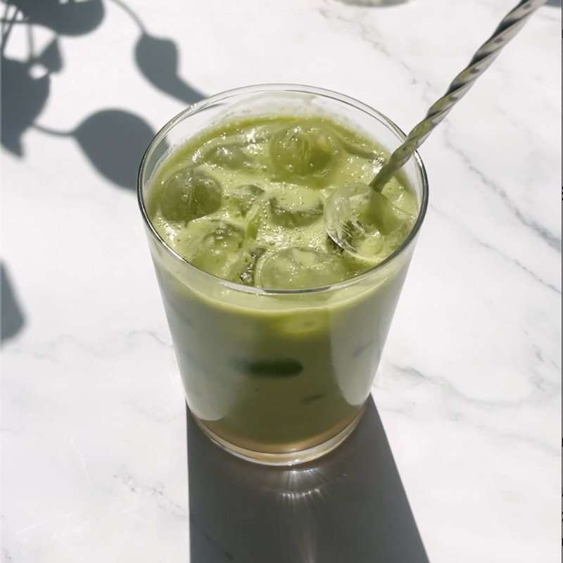 Creamy Matcha Lemonade