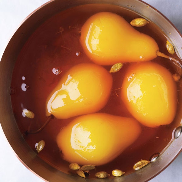 Spiced Poached Pears