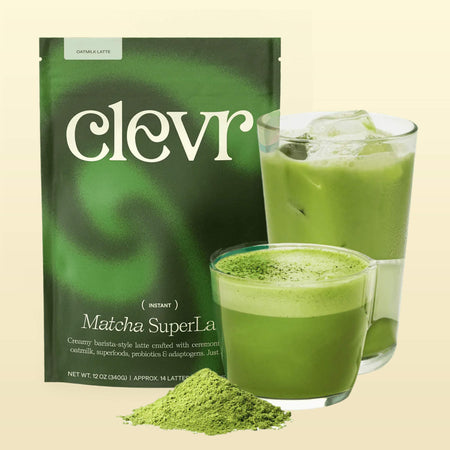 画材 Matcha Lake Matcha SuperLatte | Instant Matcha Latte – Clevr Blends
